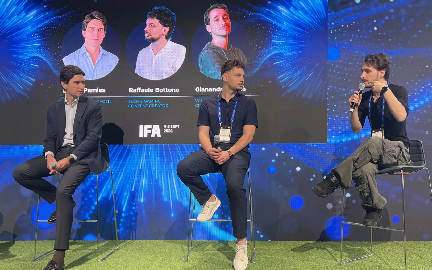Raf speaker al panel di Haier a IFA Berlino sulle TV per il gaming